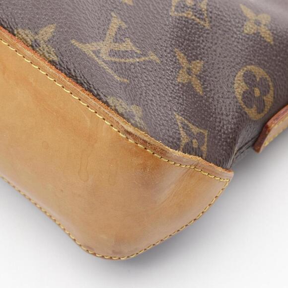 LOUIS VUITTON Brown Monogram Leather Shoulder Bag - Picture 4 of 9